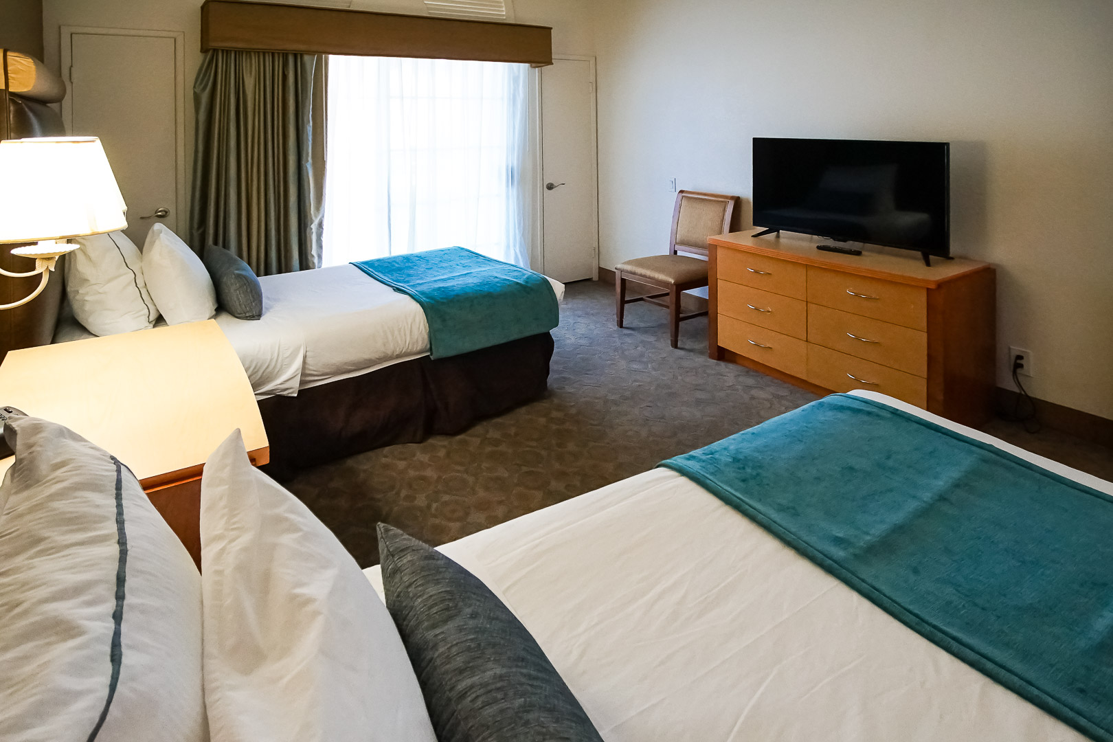 The pleasant 2 bedroom unit at VRI Americas' Desert Breezes Resort in California